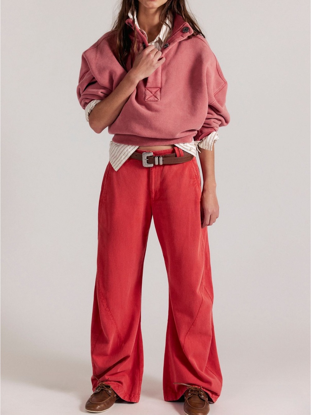 Spotlight washed barrel chino trousers